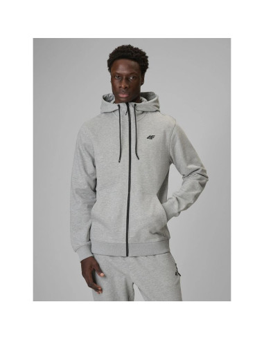 Bluza dresowa regular z kapturem męska 4f 4frmm00tswsm3058-27m