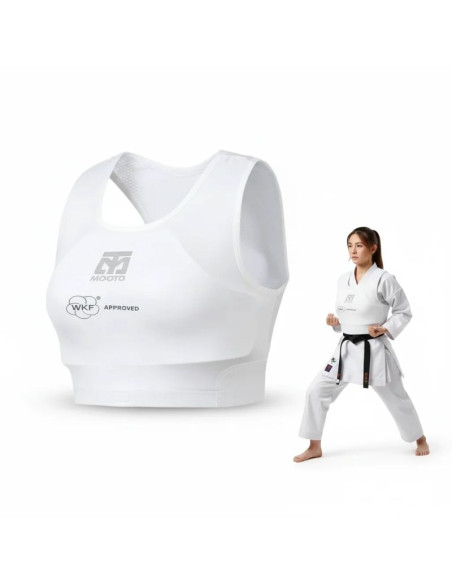 Elastyczny top ochronny dla kobiet karate wkf | mooto