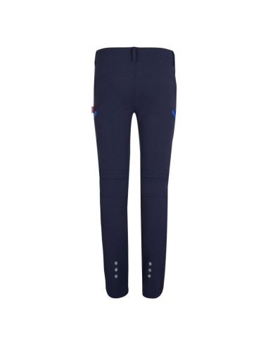 Spodnie zapinane na zamek dziecięce dla chłopca/dziewczynki trollkids kids kjerag zip-off pants navy/medium blue (177-117)