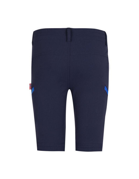 Spodnie zapinane na zamek dziecięce dla chłopca/dziewczynki trollkids kids kjerag zip-off pants navy/medium blue (177-117)