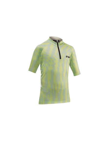 Koszulka rowerowa northwave force evo junior jersey zielony