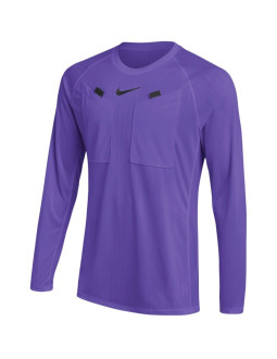 Koszulka męska nike dri-fit referee iii longsleeve fioletowa hv8326 560