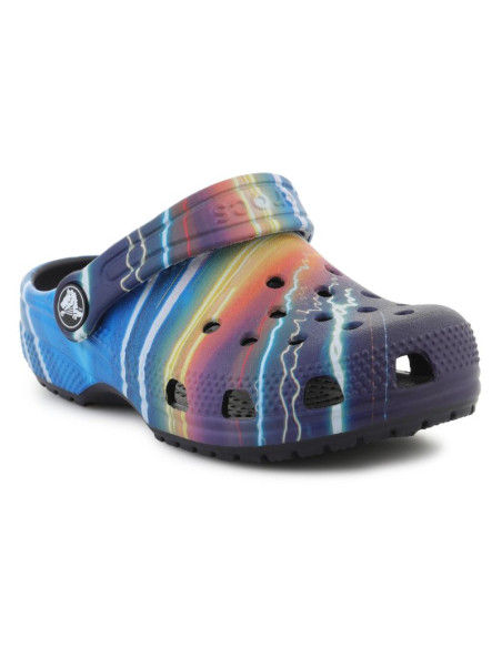 Crocs classic meta scape clog t deep navy/multi 208456-4lf