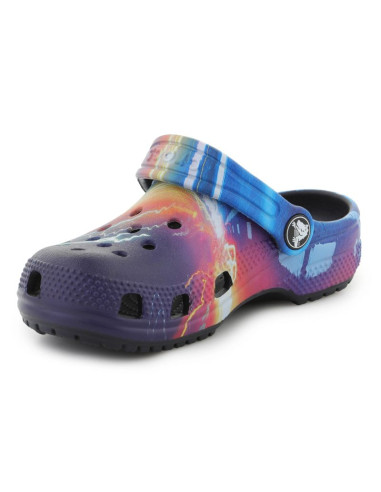 Crocs classic meta scape clog t deep navy/multi 208456-4lf