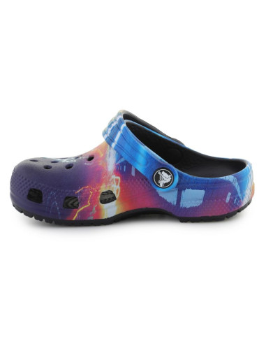Crocs classic meta scape clog t deep navy/multi 208456-4lf