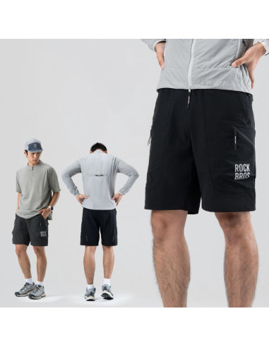 Szorty rockbros yddk015 z paskiem rozmiar xxxl - czarne