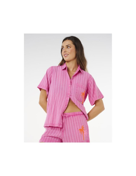 Szorty damskie rip curl hotel malibu embroid short różowe