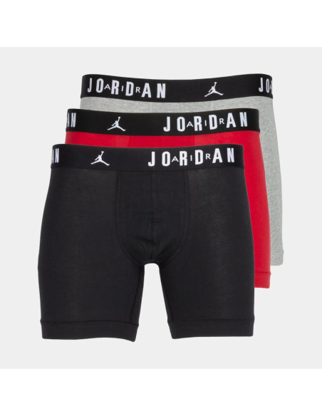 Bokserki męskie air jordan flight cotton core 3-pack boxer brief - jm0622-h24