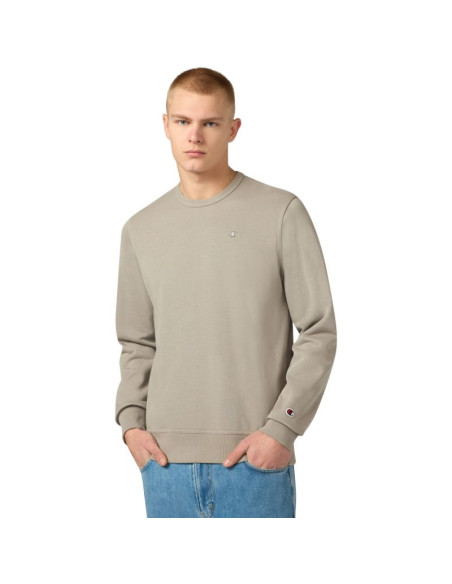 Bluza męska champion crewneck sweatshirt beżowa 220785 es035