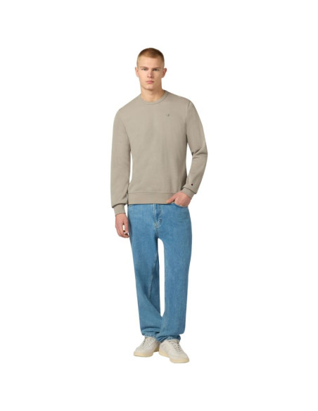 Bluza męska champion crewneck sweatshirt beżowa 220785 es035