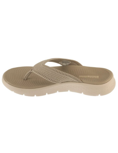 Skechers go walk flex sandal - holly 141459-tpe beżowe 36