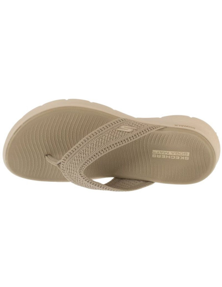 Skechers go walk flex sandal - holly 141459-tpe beżowe 36