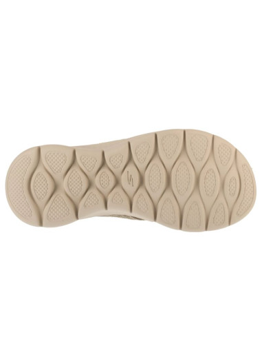 Skechers go walk flex sandal - holly 141459-tpe beżowe 36