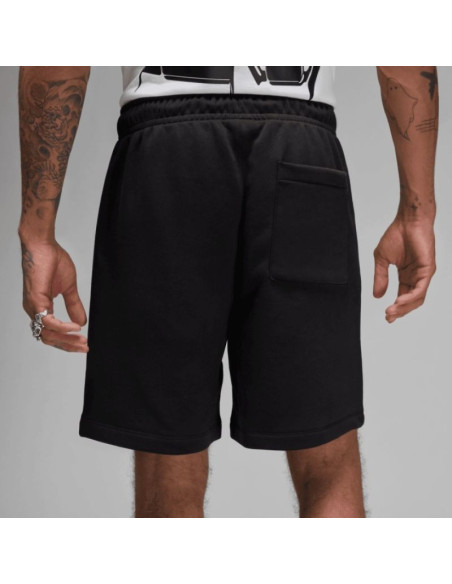 Męskie spodenki koszykarskie air jordan essentials fleece shorts black - fj7782-010