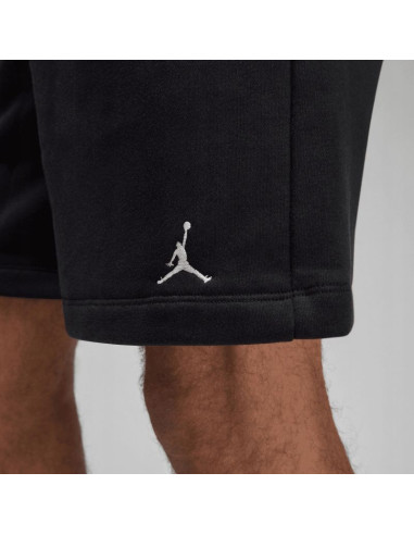Męskie spodenki koszykarskie air jordan essentials fleece shorts black - fj7782-010