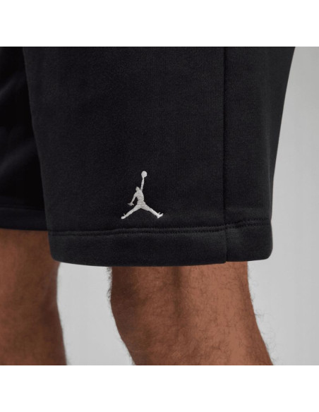 Męskie spodenki koszykarskie air jordan essentials fleece shorts black - fj7782-010