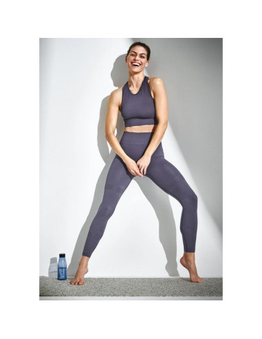 Legginsy casall essential block seamless high waist tights niebieski