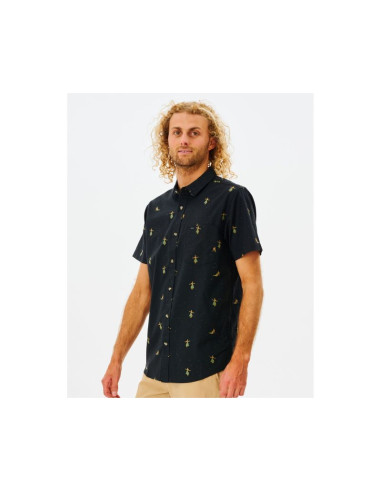 Koszula rip curl hula breach s/s shirt czarny
