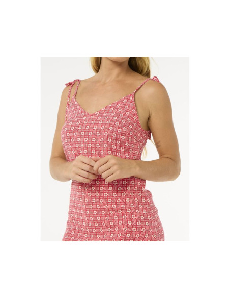Sukienka rip curl cala mayor mini tie dress czerwony