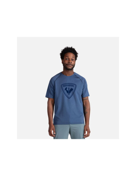 Koszulka męska rossignol westweg shield tee granatowa