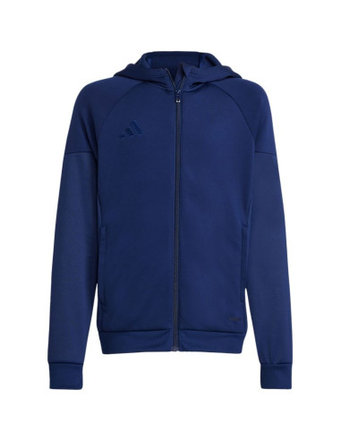 Bluza dla dzieci adidas tiro 25 full-zip granatowa jc5127