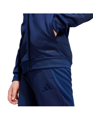 Bluza dla dzieci adidas tiro 25 full-zip granatowa jc5127