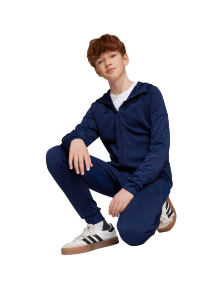 Bluza dla dzieci adidas tiro 25 full-zip granatowa jc5127