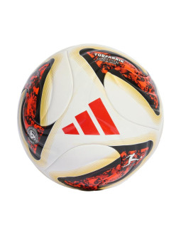 Piłka nożna adidas bundesliga 26/27 torfabrik competition biało-pomarańczowo-złota kg6045