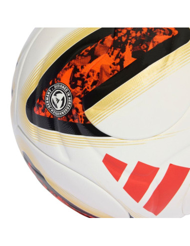 Piłka nożna adidas bundesliga 26/27 torfabrik competition biało-pomarańczowo-złota kg6045