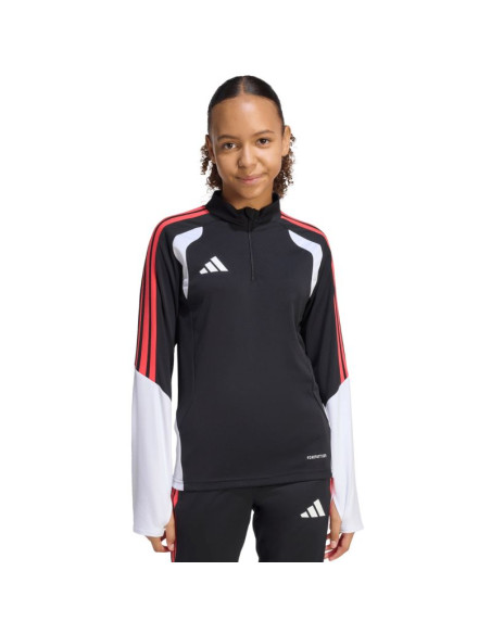 Bluza dla dzieci adidas tiro 26 competition training top czarno-biało-czerwona kc3783
