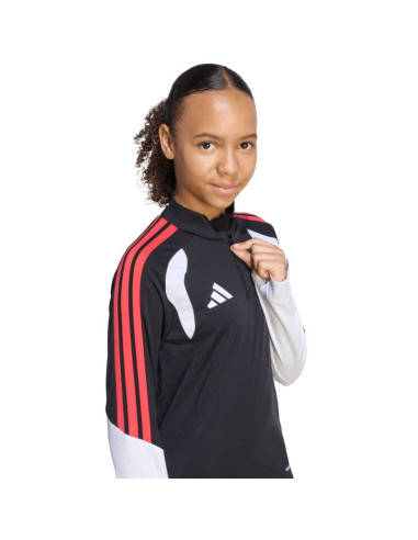 Bluza dla dzieci adidas tiro 26 competition training top czarno-biało-czerwona kc3783