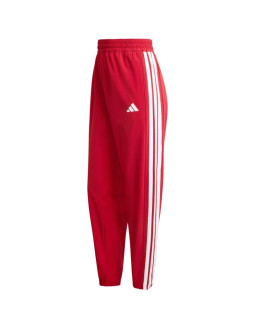 Spodnie damskie adidas train essentials 3-stripes woven czerwone kf8554 2