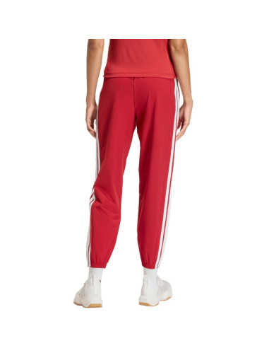 Spodnie damskie adidas train essentials 3-stripes woven czerwone kf8554