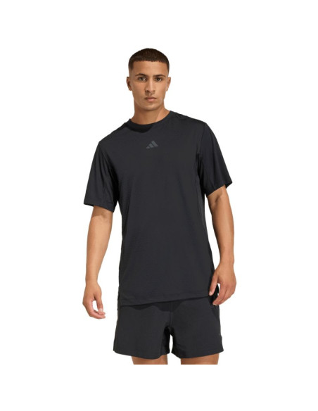 Koszulka męska adidas d4t primelift 3 stripes czarna ke9937