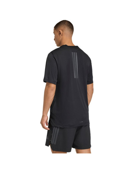 Koszulka męska adidas d4t primelift 3 stripes czarna ke9937