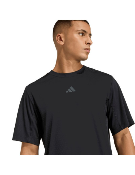 Koszulka męska adidas d4t primelift 3 stripes czarna ke9937