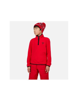 Bluza rossignol jr strawpile fleece hz czerwony