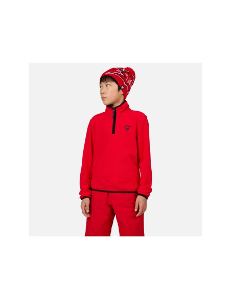 Bluza rossignol jr strawpile fleece hz czerwony