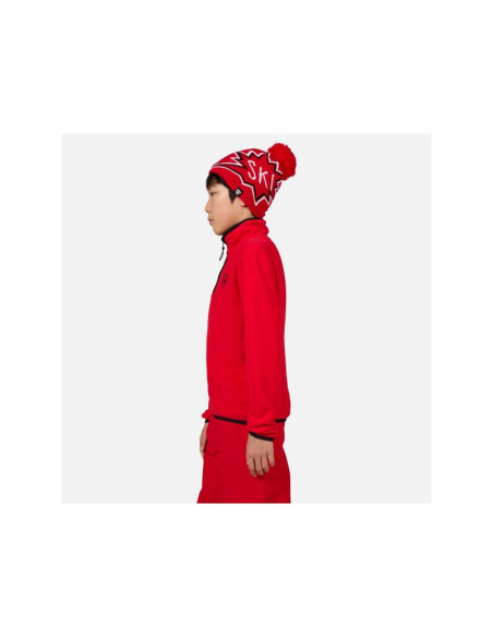 Bluza rossignol jr strawpile fleece hz czerwony