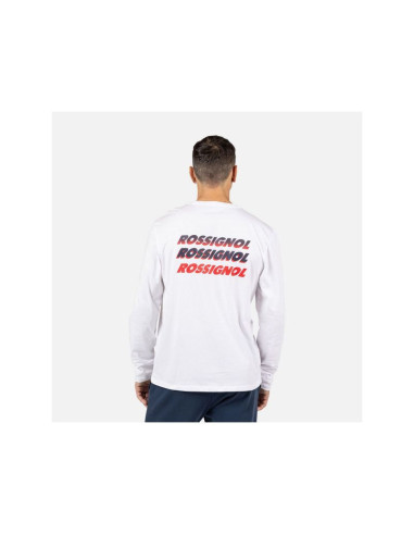 Koszulka męska rossignol long sleeve tee biała