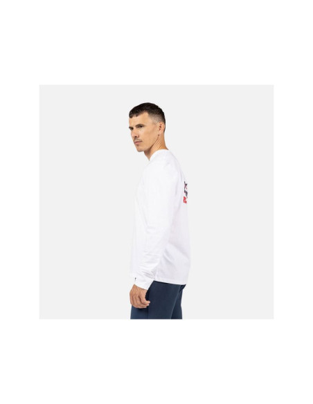 Koszulka męska rossignol long sleeve tee biała