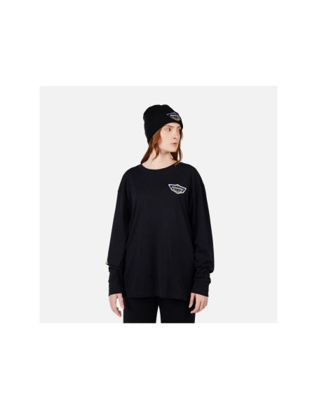 Koszulka unisex rossignol super ls tee czarna