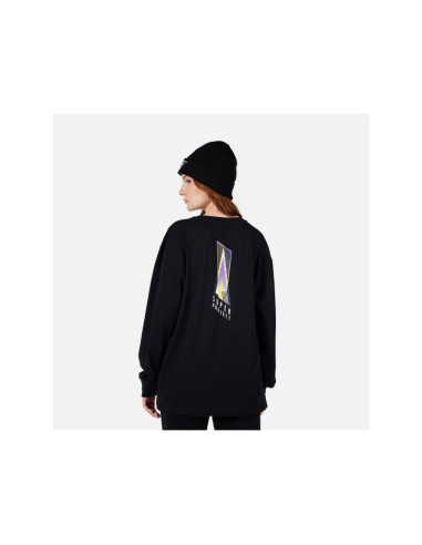 Koszulka unisex rossignol super ls tee czarna