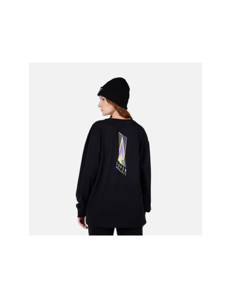 Koszulka unisex rossignol super ls tee czarna