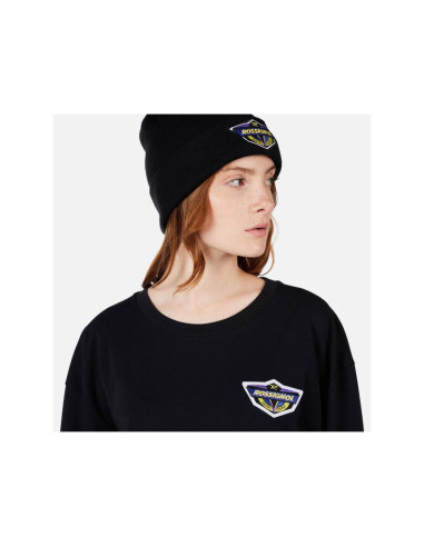 Koszulka unisex rossignol super ls tee czarna