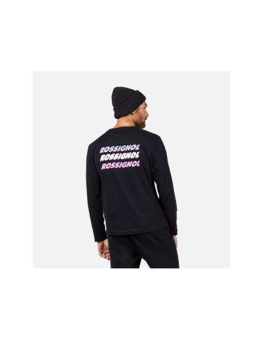 Koszulka męska rossignol long sleeve tee czarna