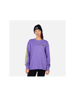 Koszulka unisex rossignol super ls tee fioletowa 2