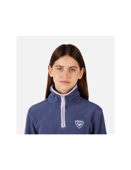 Bluza dziecięca rossignol jr strawpile fleece hz niebieska