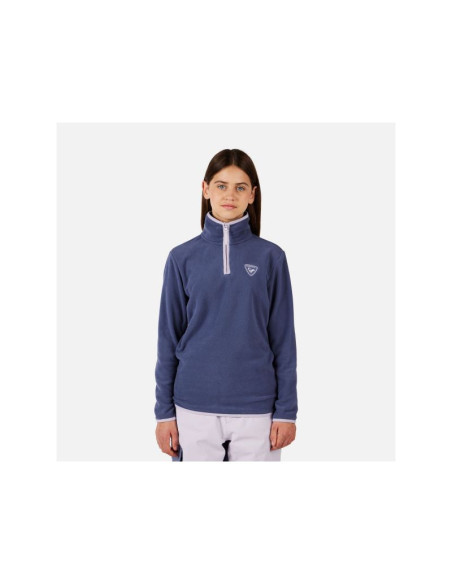Bluza dziecięca rossignol jr strawpile fleece hz niebieska