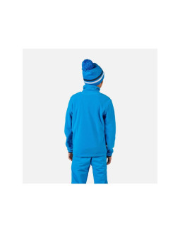 Bluza dziecięca rossignol jr strawpile fleece hz niebieska 2